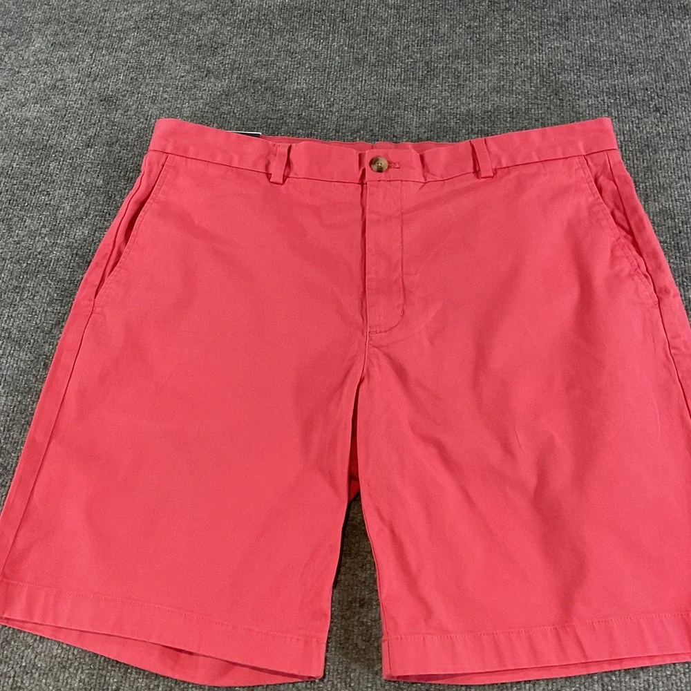 Vineyard Vines Breaker Shorts Mens 38 Pink 9 Inseam Chino Casual Preppy NEW